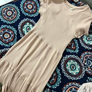 Light Pink Tshirt Dress Large